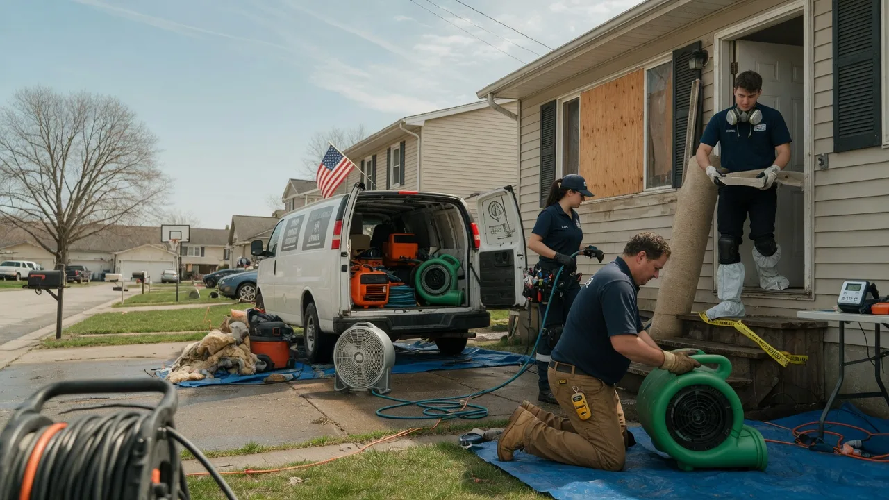 Water Damage Restoration in Reeseville, WI near me
